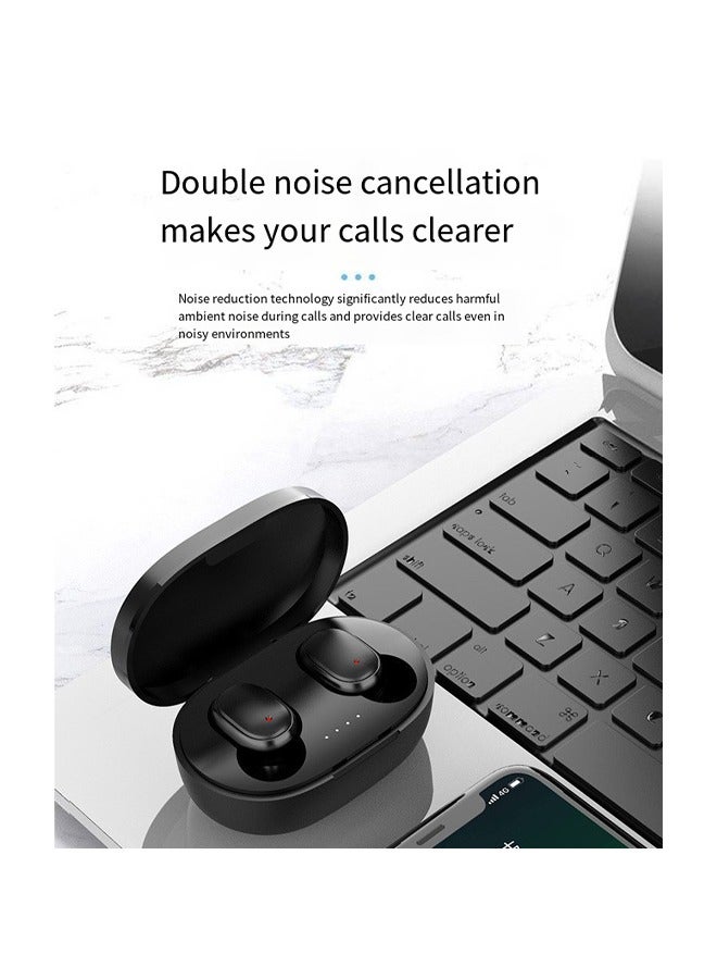 A6S TWS In-Ear Stereo Earbuds Headset With Mic And Auto Charging Box White - Image 3