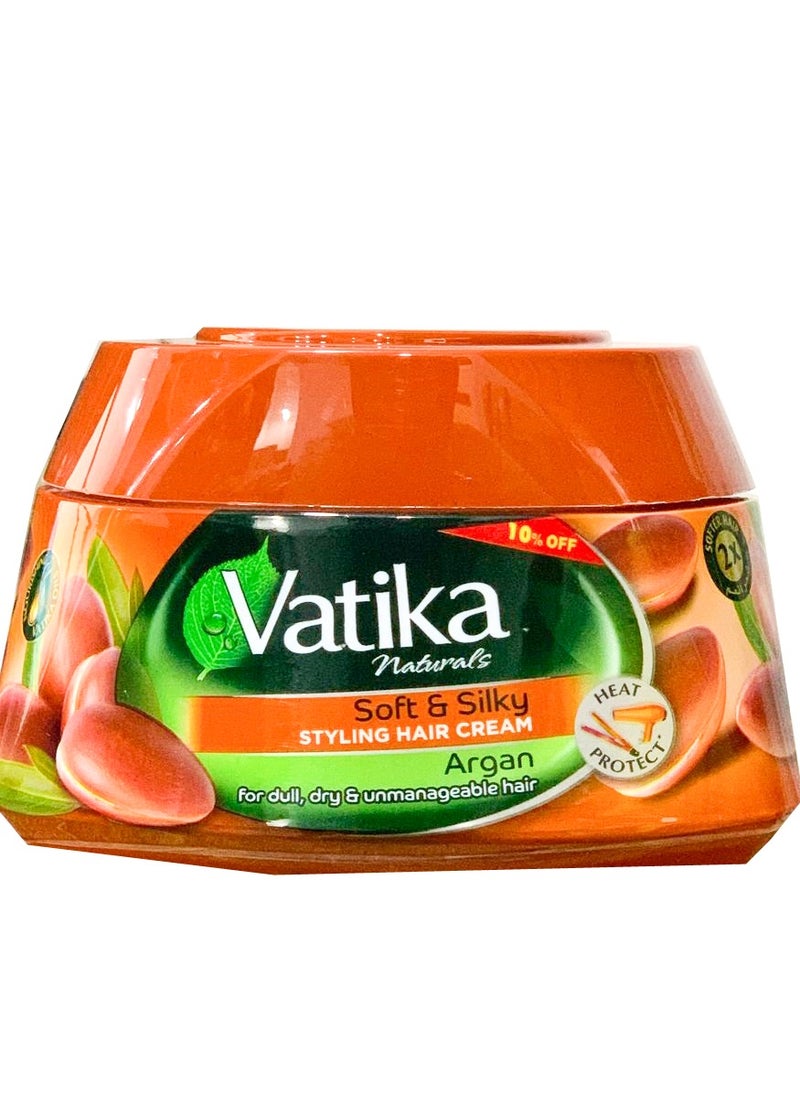VATIKA - Vatika Naturals Soft & Shine Styling Hair Moroccan Argan  190 ML - Image 1