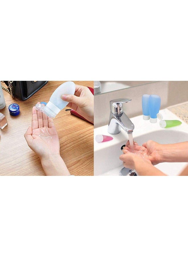 دي آي واي كرافتس مجموعة من 10 عبوات شفافة قابلة لإعادة التعبئة لمستحضرات التجميل ومستحضرات التجميل والسفر (التصميم رقم 1، عبوة من 10 قطع) - Image 4