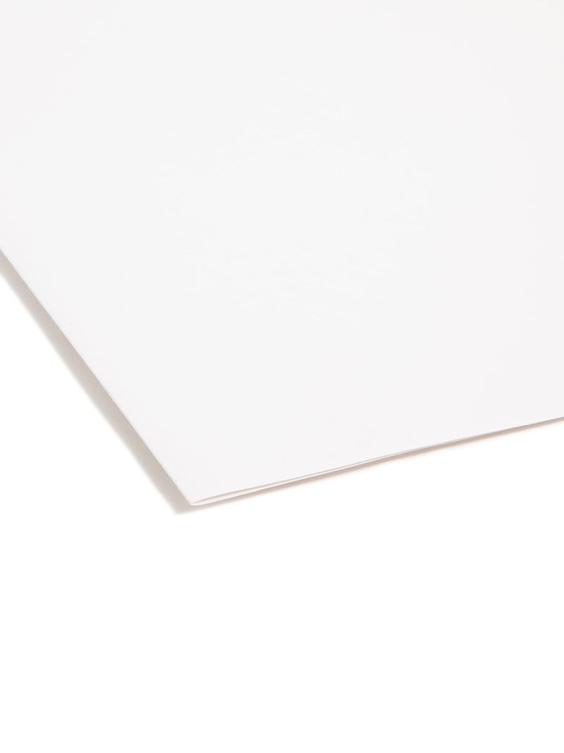 Smead FasTab Hanging File Folder, Straight-Cut Built-in Tab, Letter Size, White, 20 per Box, (64102) - Image 4