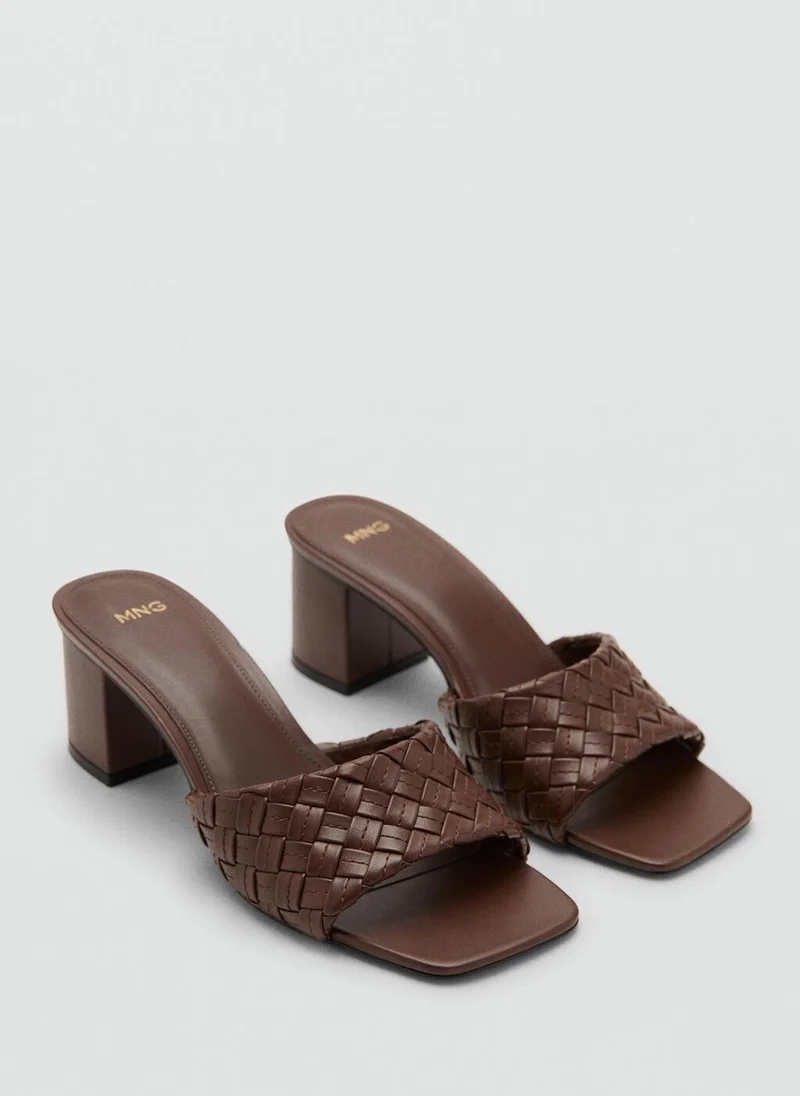 MANGO  Sandals with braided strap for Women | Best Price UAE