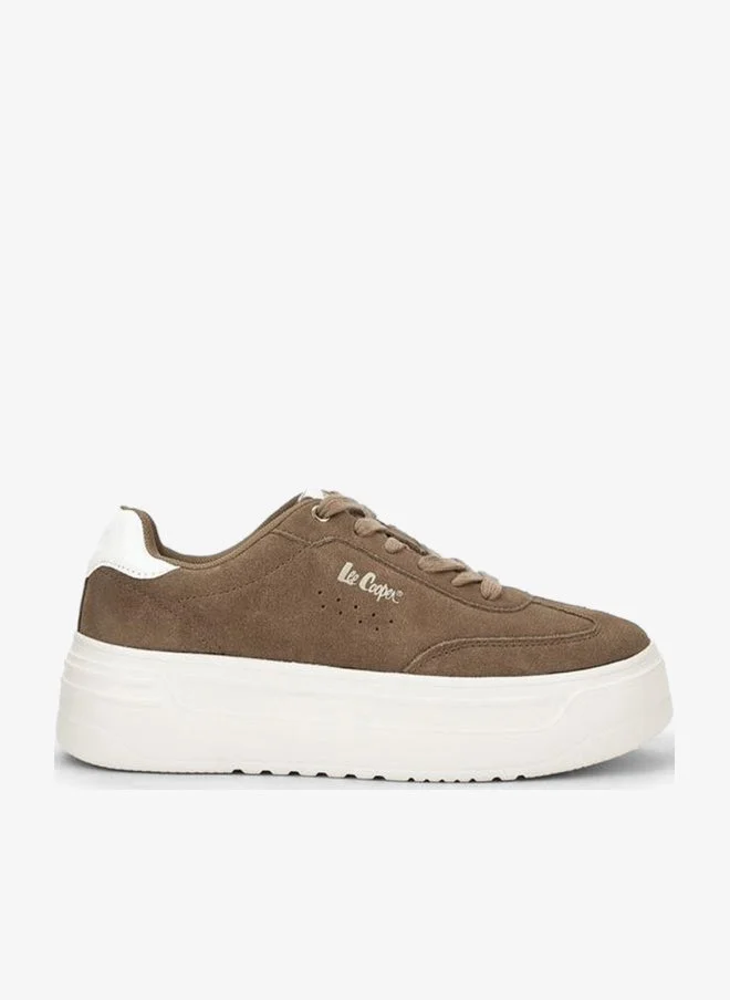 Lee Cooper Women's Textured Lace-Up Sneakers