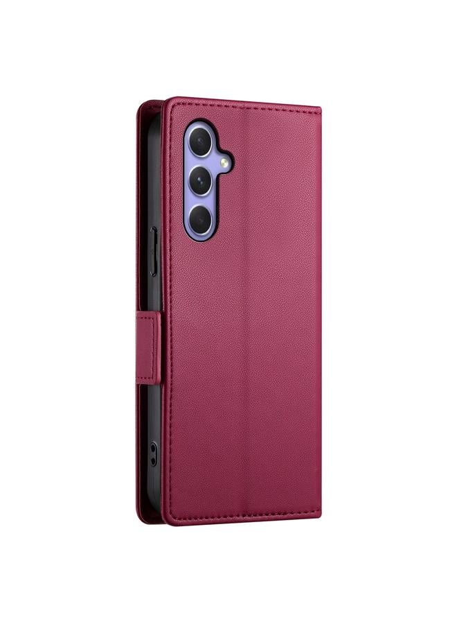 erorex Case For Samsung Galaxy A54 5G Side Buckle Magnetic Frosted Leather Phone Case - Image 3