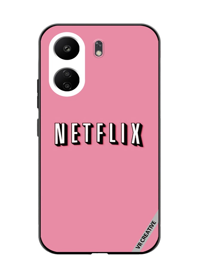 VR CREATIVE Protective Case Cover For Xiaomi Redmi 13C Netflix Design Multicolour - Image 1