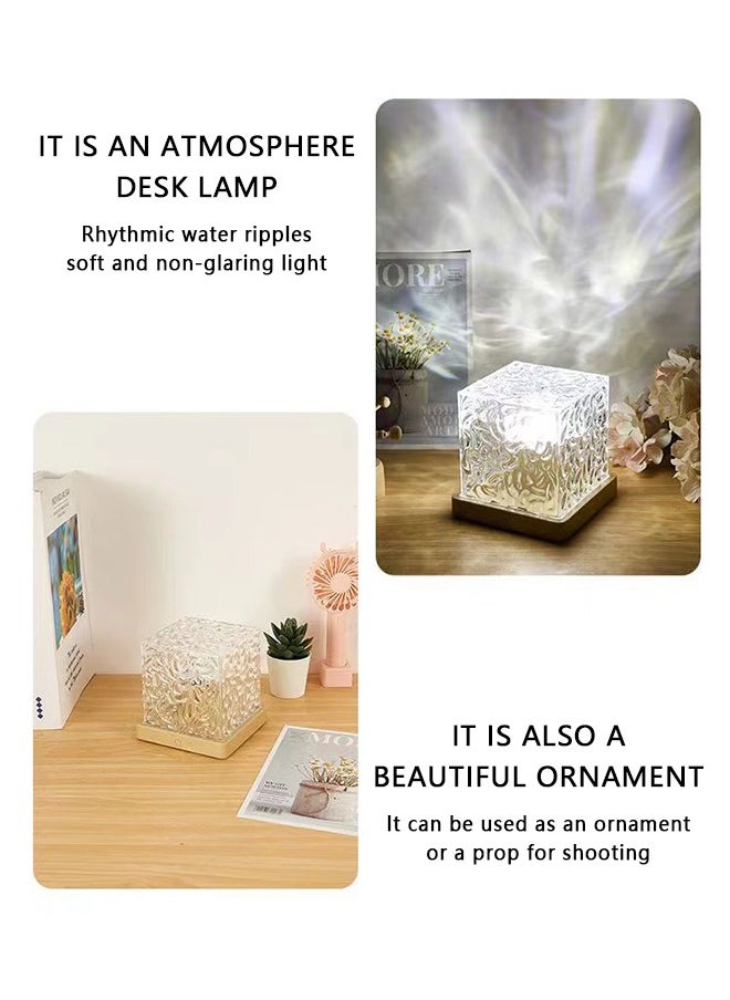Ecoey Projector Light, 16 Colors Midnight Halo Ring Light with Touch Control Aurora Glow Light, 3D Tesseract Light for Home Office Bar Restaurant Underwater Projector Light  - Image 3