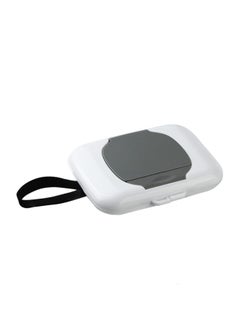 Generic Portable Wet Tissue Box Outdoor Travel Tissue Storage Box Baby Stroller Wet Tissue Box Baby Bed Wet Tissue Box Baby-Net Content:Grey  - Image 1