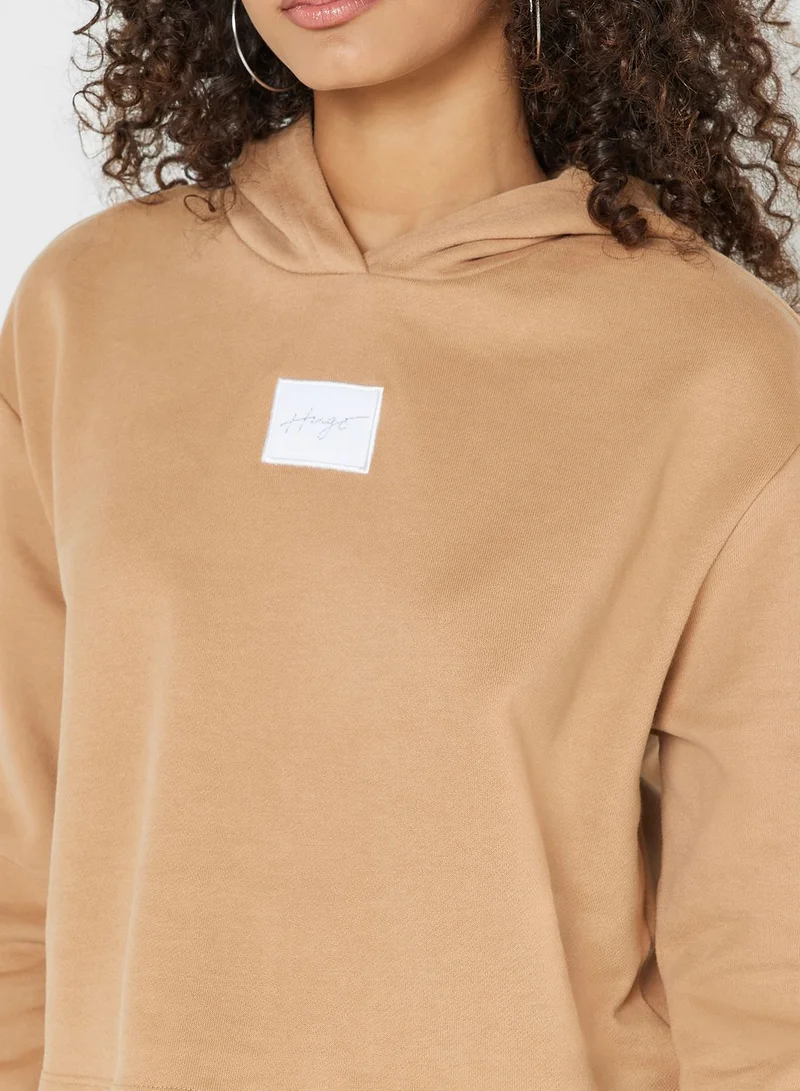 HUGO Logo Detail Hoodie