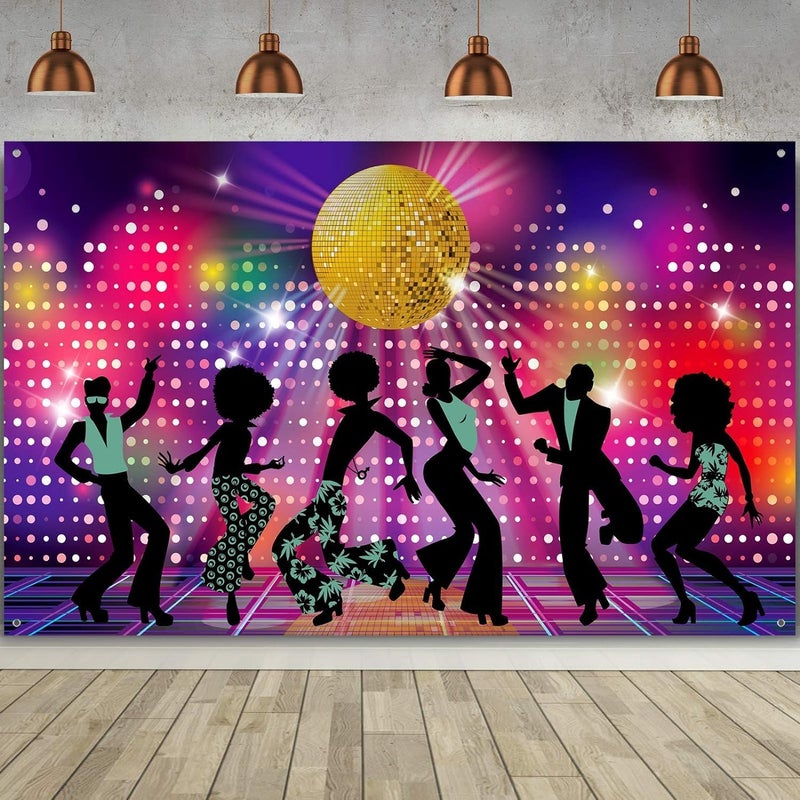 BPA 70s 80s 90s Fever Dancers Backdrop - Image 1