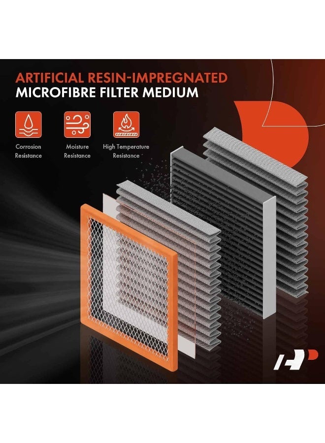 A-Premium Engine Air Filter Compatible with Chrysler 300 & Dodge Challenger, Charger, 2011-2022, 3.6L 5.7L 6.4L, Flexible Panel, Replace# 4861746AA  - Image 3