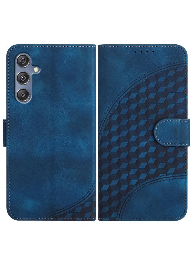 اس-توب جراب لهاتف Samsung Galaxy M34 YX0060، جراب جلدي منقوش عليه رأس فيل مع حبل تعليق - Image 1