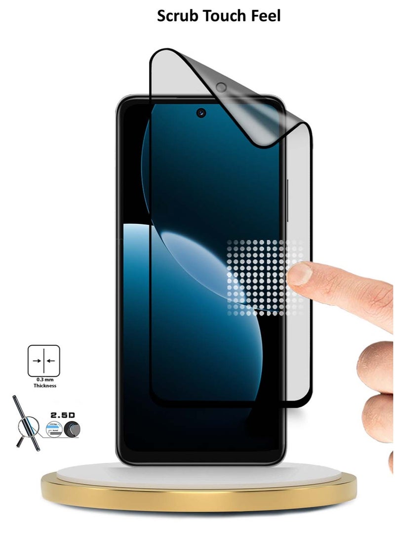 Wtech Huawei Nova Y73 4G 2025 Premium Nano Ceramic Full Glue Full Cover Matte Flexible Screen Protector (MSCNMN) - Clear/Black - Image 4