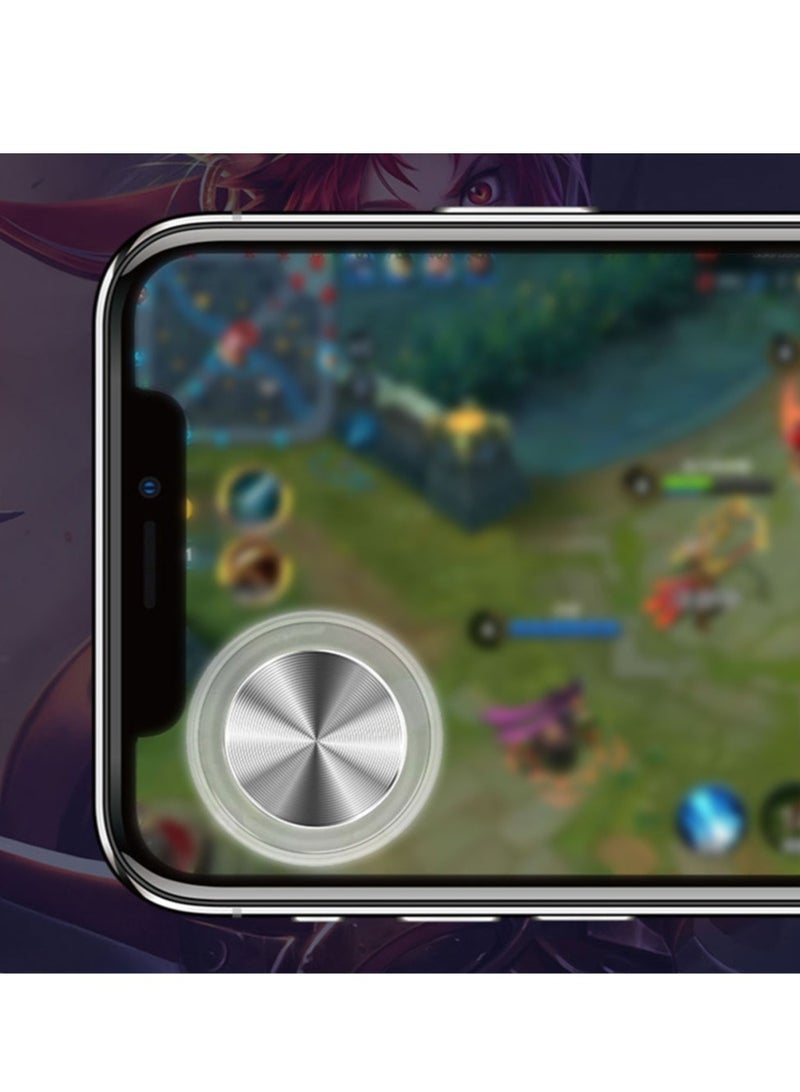 عصا التحكم في اللعبة، وحدة تحكم تعمل باللمس، عصا تحكم مستديرة حساسة للعبة للهاتف المحمول، وحدة تحكم بزر معدني عالي الجودة للكمبيوتر اللوحي Android Iphone، (قطعة واحدة، أحمر) - Image 5