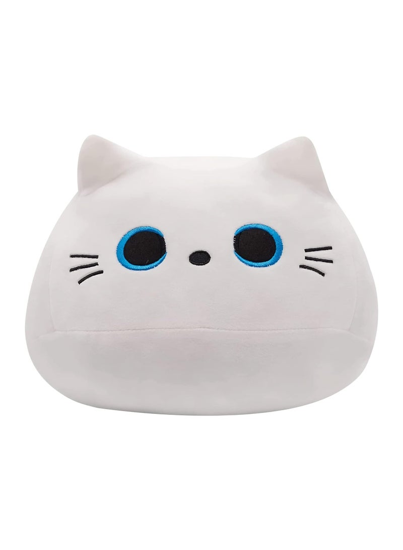 general White cat plush body pillow, cute cat pillow, soft baby plush toys for kids, cat plush toys kawaii plush toys for boys and girls gifts - Image 1