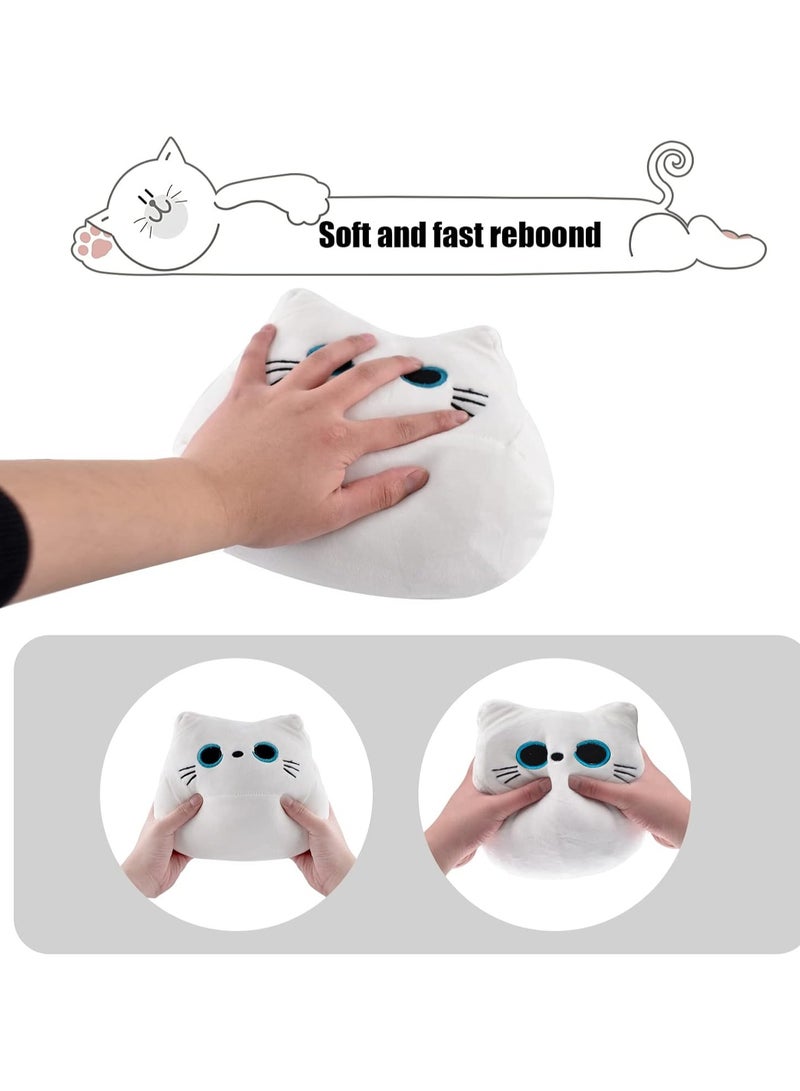 general White cat plush body pillow, cute cat pillow, soft baby plush toys for kids, cat plush toys kawaii plush toys for boys and girls gifts - Image 5