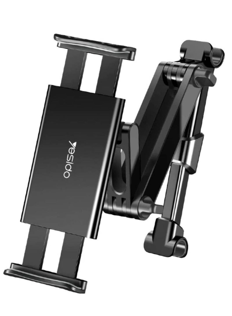 Yesido C117 Car Tablet Headrest Mount Tablet Holder For Car Seat 360 Degree Rotation Compatible With 4.7Inch To 12.9 Inch, Compatible With Tablets/Iphone 13/Ipads/Smartphones - Image 1