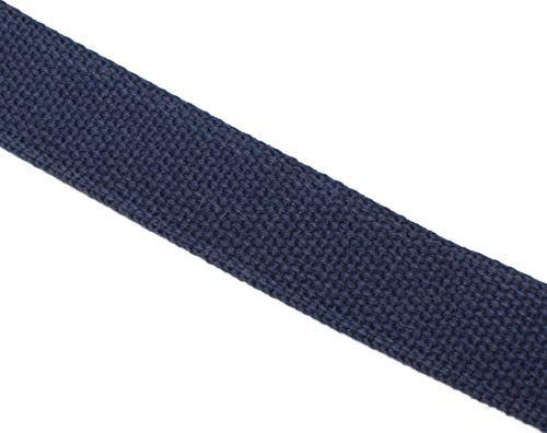 BC Belts Canvas Web Belt Military Style Antique Silver Buckle/Tip Solid Color 54" Long (Navy) - Image 2