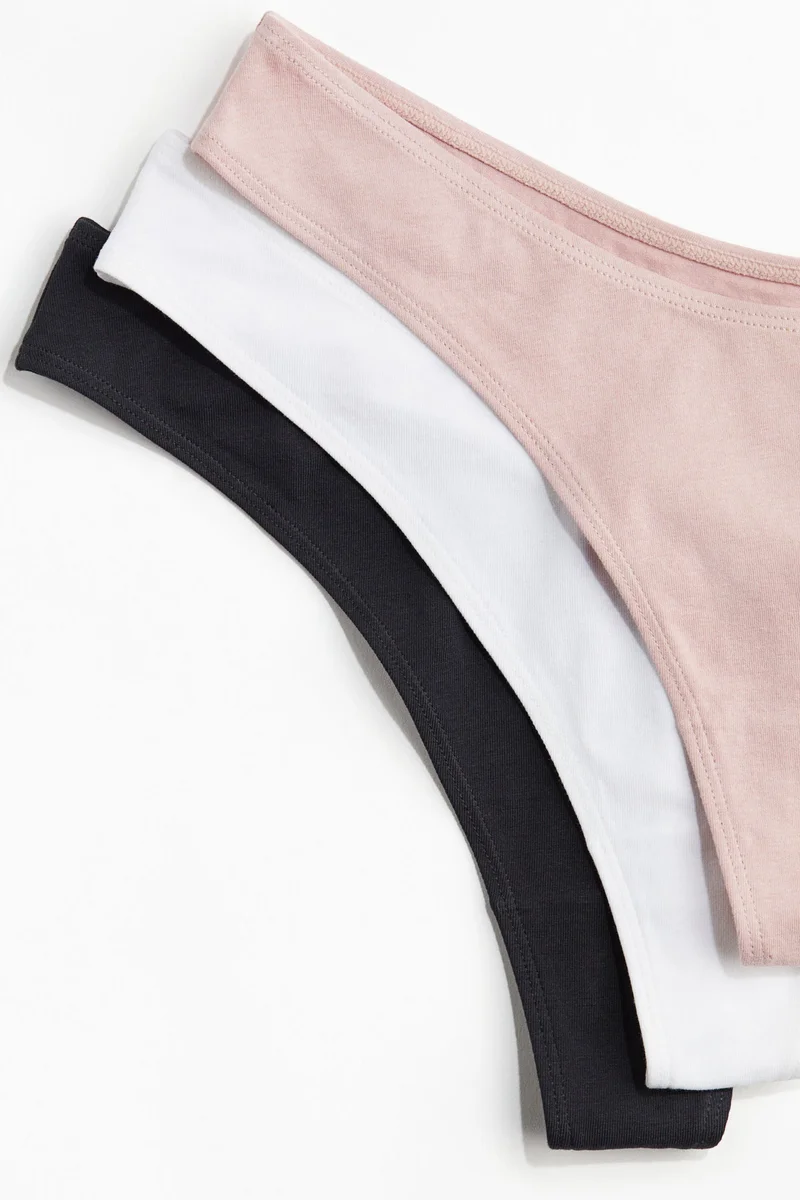 H&M 10-pack cotton thong briefs