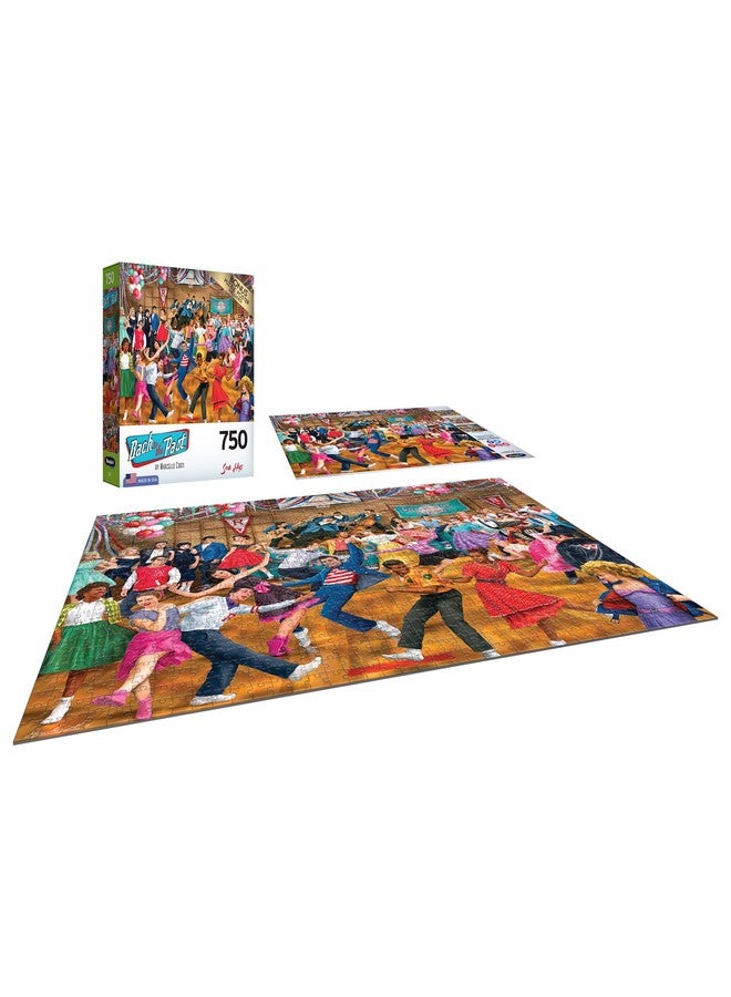 RoseArt - Back to The Past - Sock Hop - 750 Piece Jigsaw Puzzle for Adults - Image 3