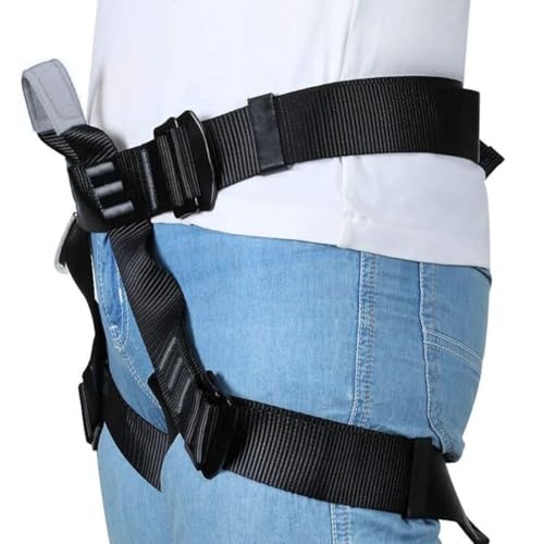 White Tech Climbing Safety Harness Belt Seat Belts for Tree Climbing Outdoor Training Caving Rock Climbing Rappelling and Fall Protection, Climbing, and Industrial Use for Women Man - Image 2