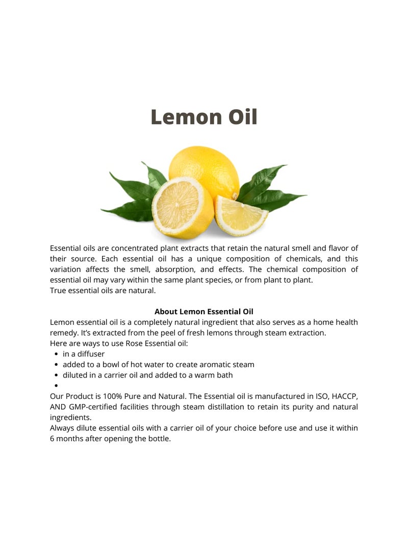 Color Zebra - Retro Vibes Lemon Essential Oil Energizing Refreshing Citrus Aroma for Diffusers and DIY Cleaning Solutions Ideal for Home Fragrance DIY Projects 15ml - Image 1