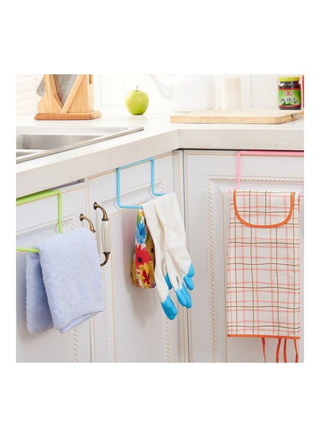 NIBEMINENT Towel Rack Bar Hanging Holder Blue  - Image 5