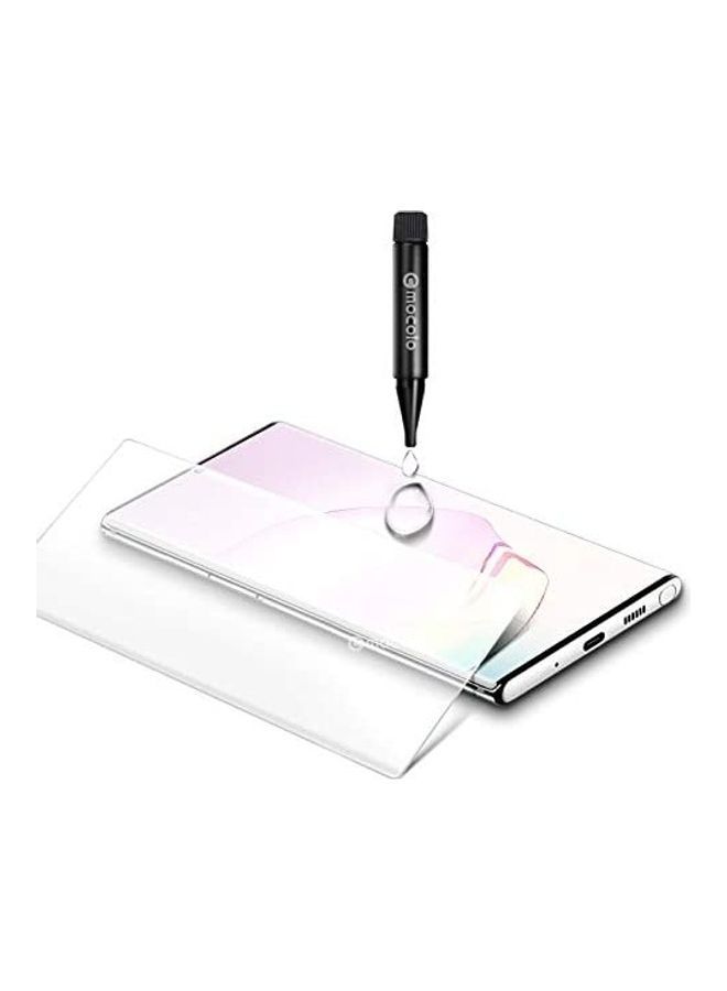NIBEMINENT UV Full Liquid Tempered Glass For Samsung Galaxy Note 20 Ultra Clear - Image 1