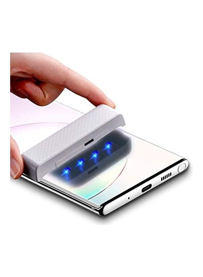 NIBEMINENT UV Full Liquid Tempered Glass For Samsung Galaxy Note 20 Ultra Clear - Image 2