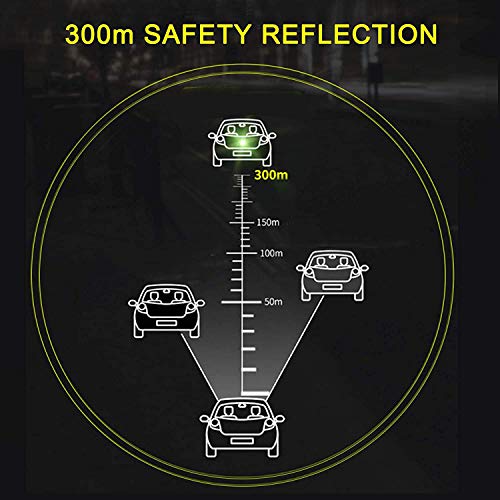 US1984 Car Door Handle High Intensity Reflective Sticker Doors Bowl Scratches Protector Universal Auto Door Handle Scratch Cover Guard with Safety Warning Reflective Strips 8 pcs Set (Blue) - Image 3