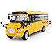 Lynkaye 9 Yellow Bus Model for Teaching SuppliesLarge Pull Back Alloy Diecast Metal Bus Model with Openable Doors and Get onOff Sound for GiftCake TopperHome Decor - Image 3