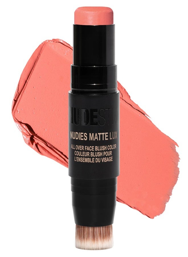 نوديستكس أحمر خدود Nudestix Nudies Matte Lux All Over Face Blush Color، 7 غرام (عبوة من قطعة واحدة) - Image 1