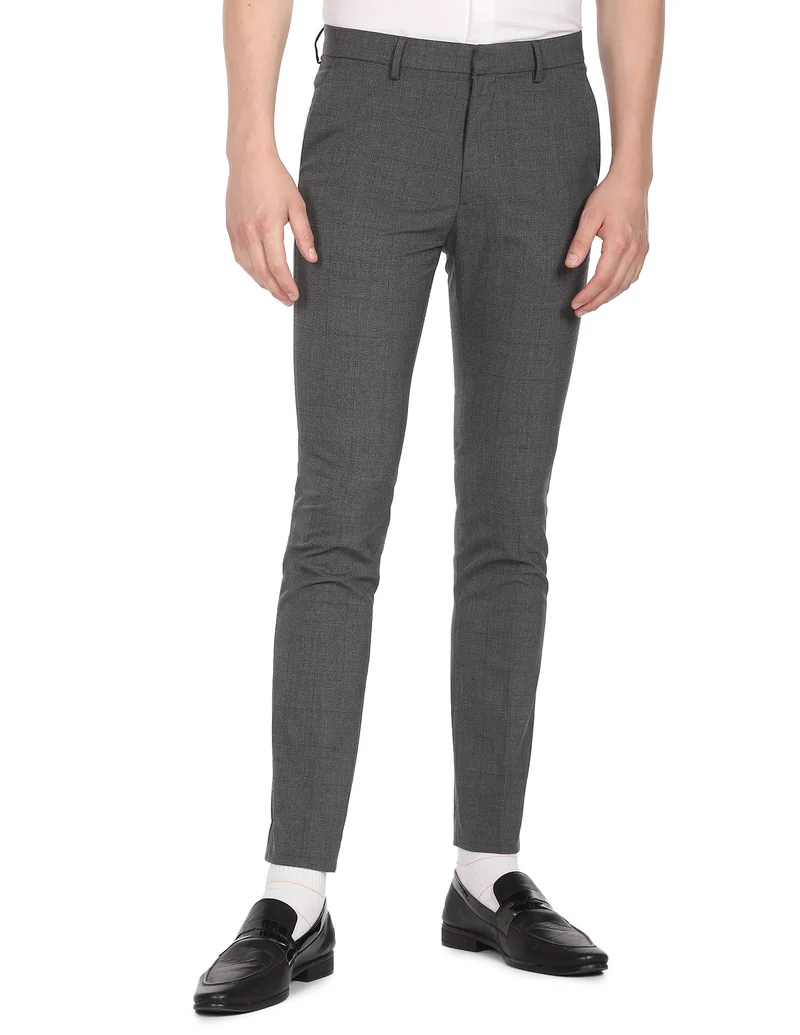 Mid Rise Tailored Trousers