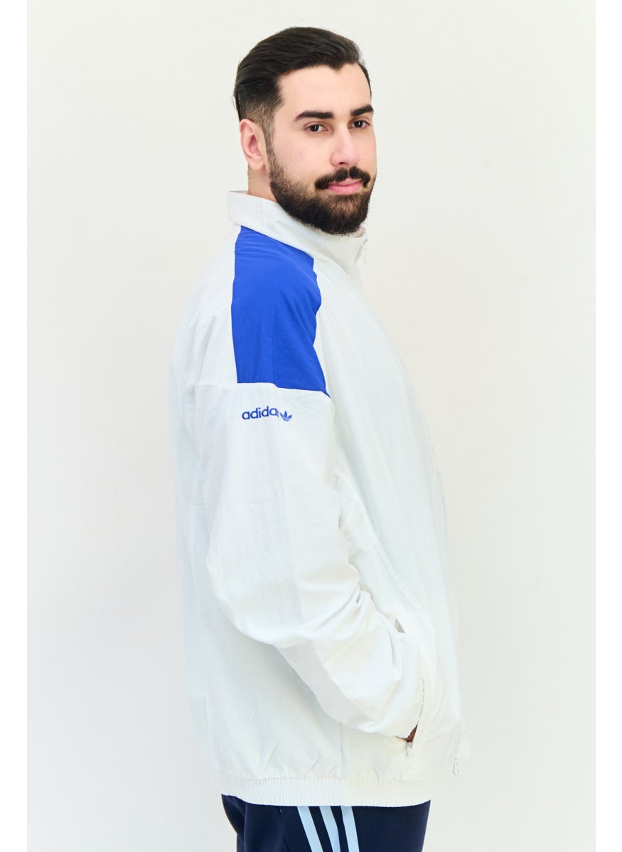 adidas Originals Men Sportswear Fit Full Zipper Training Jackets, White  - Image 2