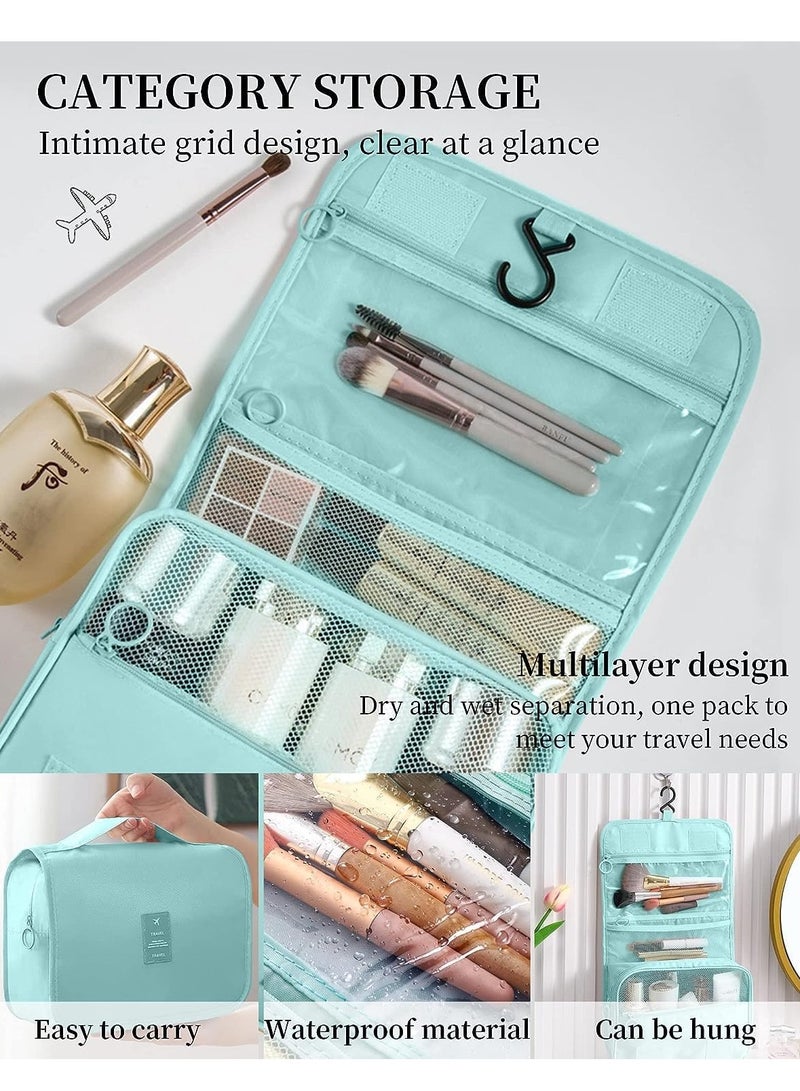 11pcs Travel Bag Organizer for Luggage Packing Cubes Storage Set, Waterproof Lightweight Travel Clothes Shoes Cosmetics Luggage Organizer Traveling Accessories (Green) - Image 2