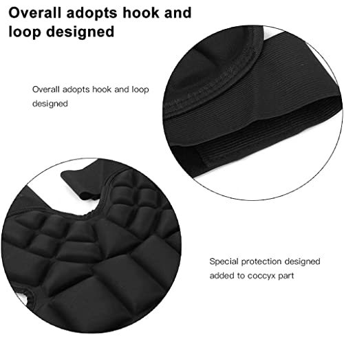 Proberos® Children Sports Butt Pad Ski Snow Boarding Skate Hip Protective Padded Hip Protection Pads for Roller Skating Beginner-Black - Image 3