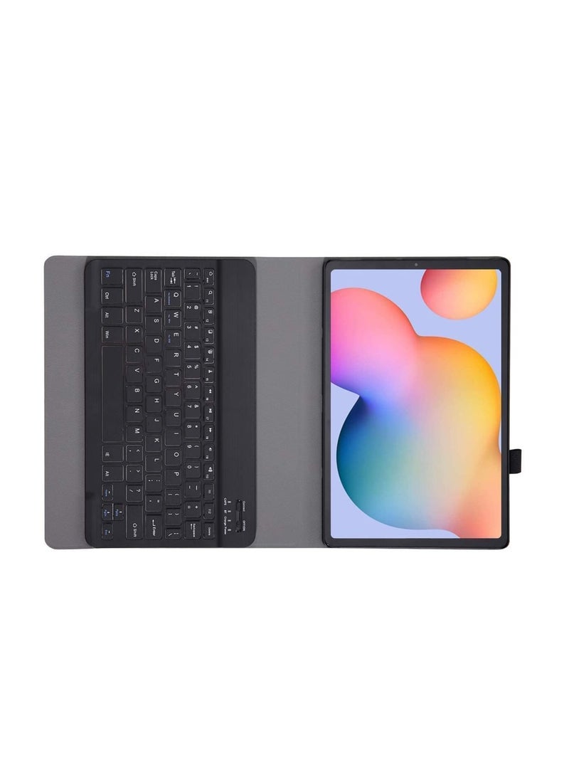 JAJEEK - New Case Compatible with Galaxy Tab S6 Lite 2020, Detachable Wireless Keyboard PU Leather Case and Keyboard Stand, Slim & Stylish, Full Protection, Multi-Angle Viewing, Ideal for Work & Play - Image 1