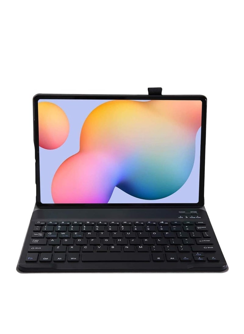JAJEEK - New Case Compatible with Galaxy Tab S6 Lite 2020, Detachable Wireless Keyboard PU Leather Case and Keyboard Stand, Slim & Stylish, Full Protection, Multi-Angle Viewing, Ideal for Work & Play - Image 1