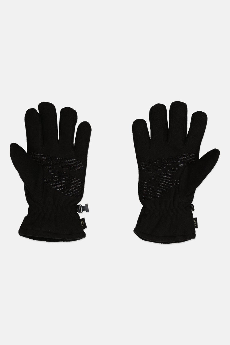 Mossy Oak قفازات رياضية للرجال 1 زوج بتصميم محكم، أسود - Image 2