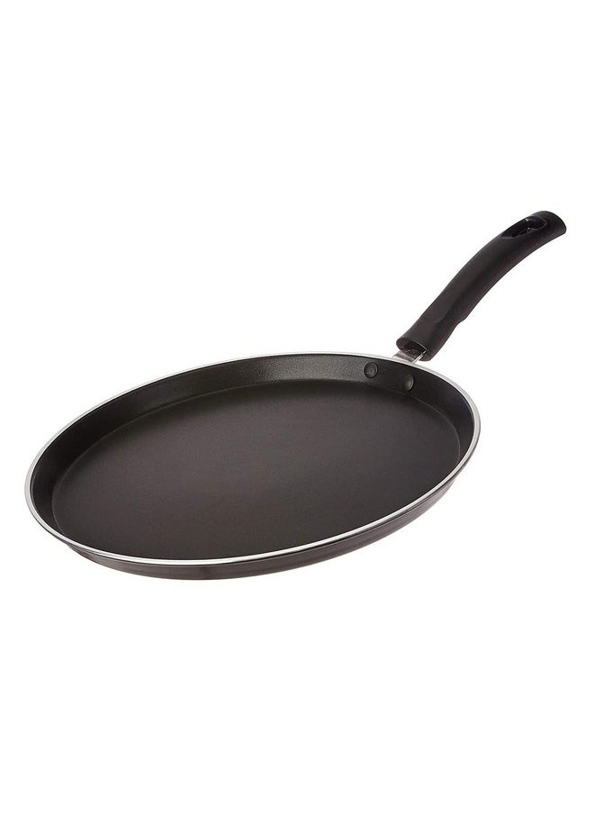 pigeon Pigeon by Stovekraft Aluminium Non-Stick Forged Flat Tawa 280, Black, 26 cm  - Image 1