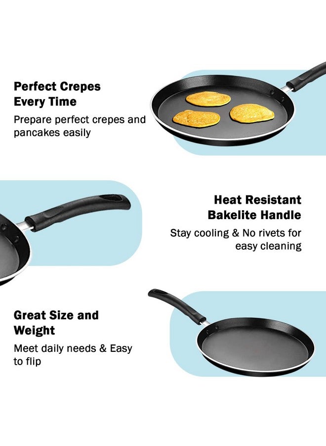 pigeon Pigeon by Stovekraft Aluminium Non-Stick Forged Flat Tawa 280, Black, 26 cm  - Image 5
