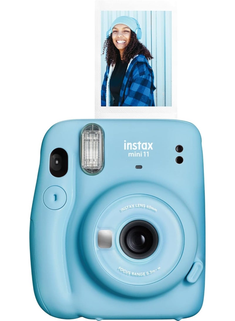 Instax Fujifilm instax mini 11 Instant Film Camera - Sky Blue - Image 1