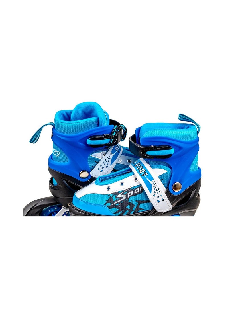 Generic Inline Skate Blue Shoes Small Size ( 31 to 34 ) – 961S  - Image 3
