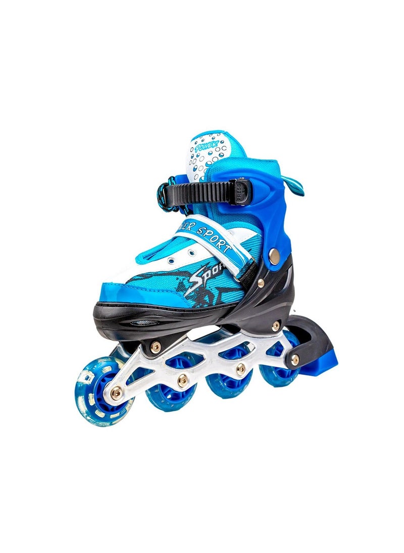 Generic Inline Skate Blue Shoes Small Size ( 31 to 34 ) – 961S  - Image 2