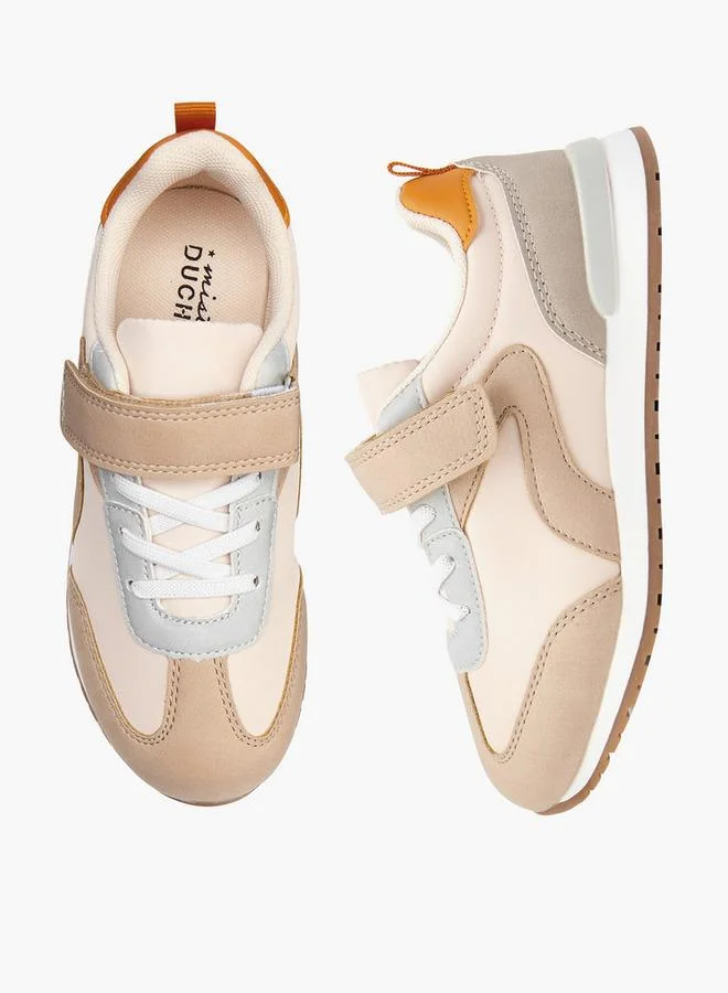 Mister Duchini Boys' Hook And Loop Sneakers