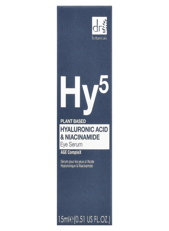 Dr Botanicals 5% Hyaluronic Acid & 5% Niacinamide Eye Serum 15ml | Eye Serum for Wrinkle Reduction, Pore Refinement & to Enhance Skin Texture - Advanced Anti-Aging Formula - Image 2