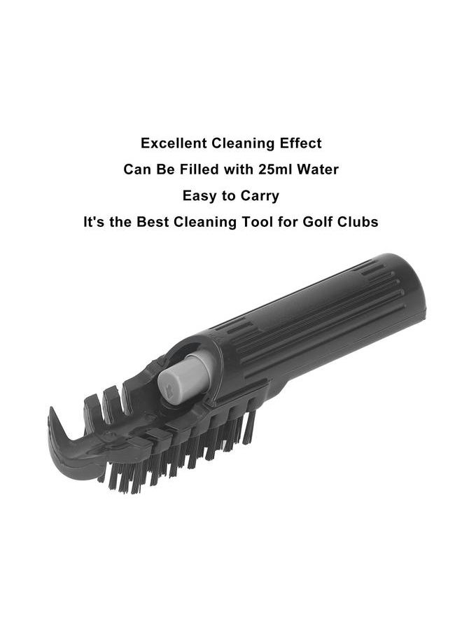 Thoraya - Golf Cleaning Brush Cow Horn Groove Removable Golf Horn Spray Brush Store Water Cleaning Brush for Golf Clubs - Image 1