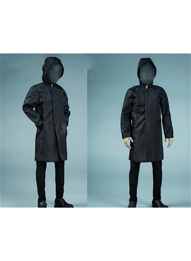1/6 Scale Figure Doll Clothes,Coat Outfit Costume for 12 inch Male Action Figure Phicen/TBLeague MYF08-Black 