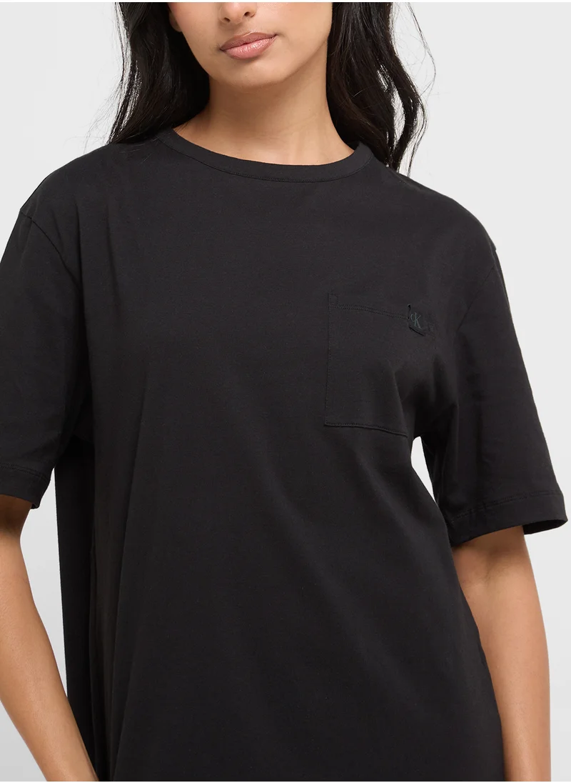 كالفن كلاين Crew Neck Night Dress