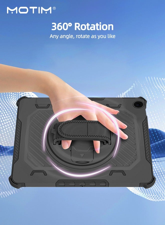 Motim iPad 11th(A16)2025 Gen/ipad10th 2022 Gen 10.9" Rotating Case with Pencil Holder and Hand Strap, Smart iPad Case with 360° Rotating Stand Handle Cover, Heavy Duty Hybrid Shockproof Protective Back Cover, Auto Wake/Sleep - Image 2