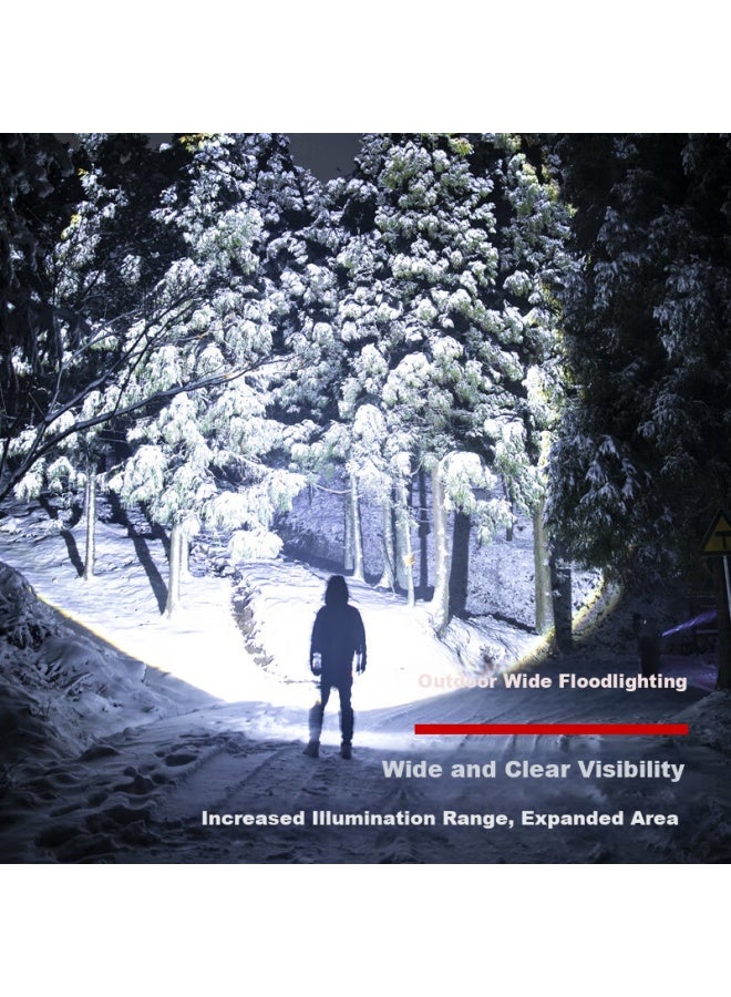 Little Savage Xiaoyeren Flashlight, High-intensity Ultra-bright White Laser, Long-range Outdoor Patrol, Self-defense, Ultra-long Battery Life, Rechargeable, Small Searchlight - Image 4