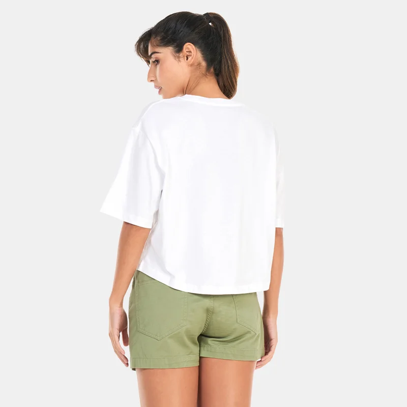 Timberland Women's Logo Pack Cropped T-Shirt
